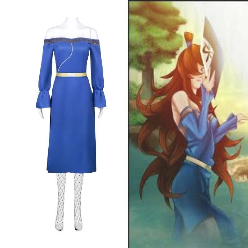 Anime Ninja Cosplay Costume Water Shadow Terumi Mei Cosplay Role Play Outfit In Stock