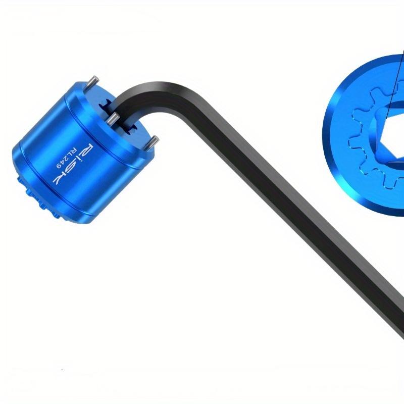 Instrument de îndepărtare a capacului pedalierului DUB 2 în 1 pentru bicicletă pentru XTR M9100 Instrument de îndepărtare a șuruburilor manivelei pentru suport inferior Set de chei cu clichet de 3/8 inchi