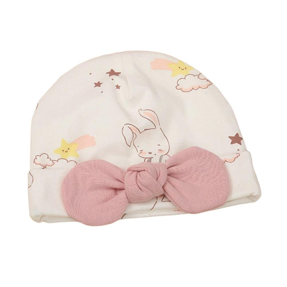 

Lovely Bowknot Baby Hat Cotton Girls Boys Hat Turban Cute Headband Spring Summer Autumn 5