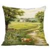 Modern Minimalist Plant Flower Pillowcase Home Living Room Sofa Bedside Pillowcase Cushion Cover