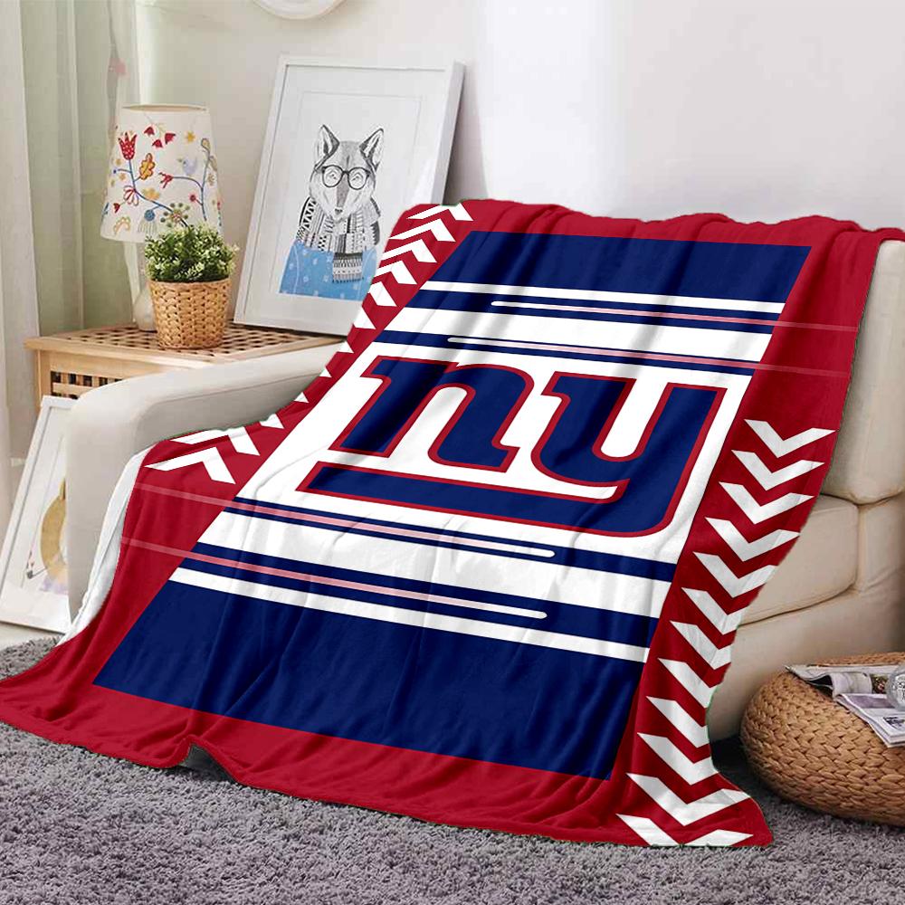 1pc Blanket - New York Giants logo Print Design,Lightweight Blanket for Sofa,Bed- Soft &Warm,Gift for All Seasons