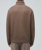 MUSINSA STANDARD Lambswool Ribbed Turtleneck Knit [Mocha]