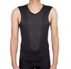 Morethan Cycling Undershirt Inner Sleeveless 3XL Men's V-neck HVP-013-V, Black,