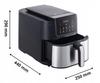 8L Air Fryer BYRGEN Large Bowl