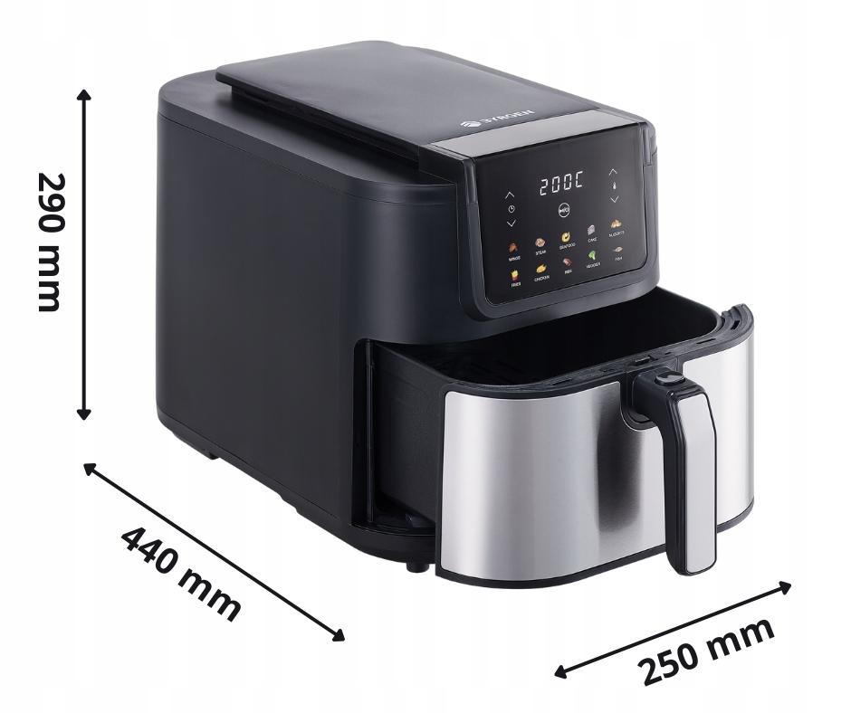 8L Air Fryer BYRGEN Large Bowl