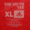 adidas Short sleeve T-shirt XL Red THE GO-TO TEE Men's Used