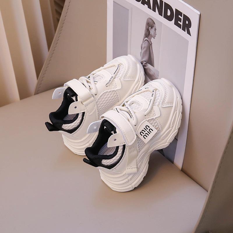 Children's Sports Shoes Mesh Breathable Boys 2025 Spring and Autumn New Baby Girl Running Shoes 1-3 Years Old Dad Shoes