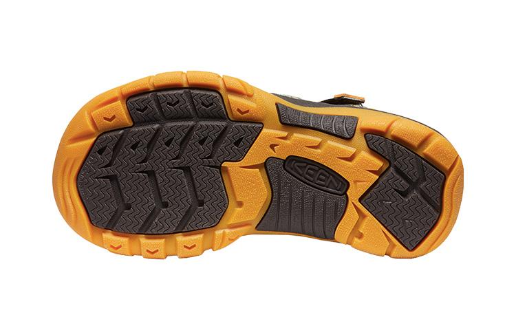 Keen Newport H2 Slip Resistant Anti Kick Abrasion Resistant Waterproof Children's Sandals Camouflage/Orange Teenagers 1027386