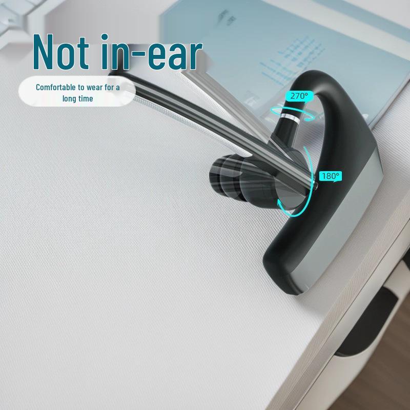 ENC Noise-Canceling Bluetooth Headset with HD Calls and Long-Range Voice Isolation