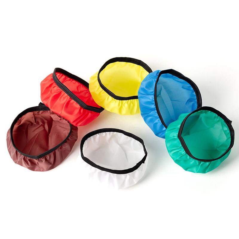 Soft Light Diffuser Sock 7" 180mm 6 Colors Cloth Filter for Bowens Mount Standard Reflector Diffuser Shade Dish Honeycomb Grid