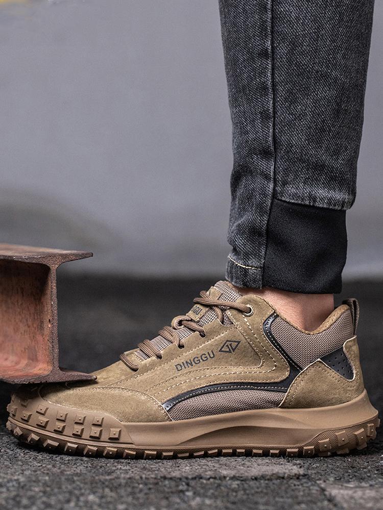 Wear-resisting Work Shoes Fashion Men Safety Shoes New Designer Protective Shoes Indestructible Puncture-Proof Security Boots