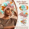 Elastic Tie Band Silk Bonnet Extra Large Hair Bonnet Luxury Sleeping Bonnet  Hair Protection