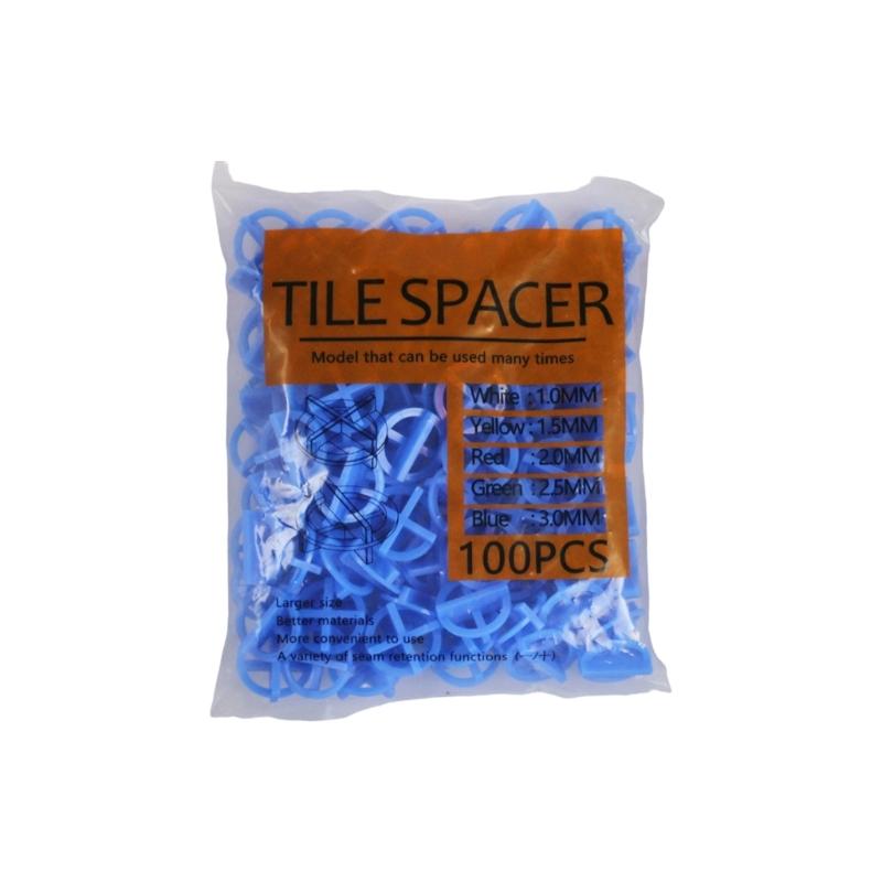 Pack of 100 User Friendly Tile Installation Spacers for Quick Easy Setup On Wall and Floor Tiles with Size Options 1.0mm To 3.0mm