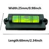 4Pcs Bubble Spirit Level RV Standard Levels with Mounting Holes RV Levelers Leveling Tool for RV Camper, Travel Trailer, Camping, Truck, Motorhome