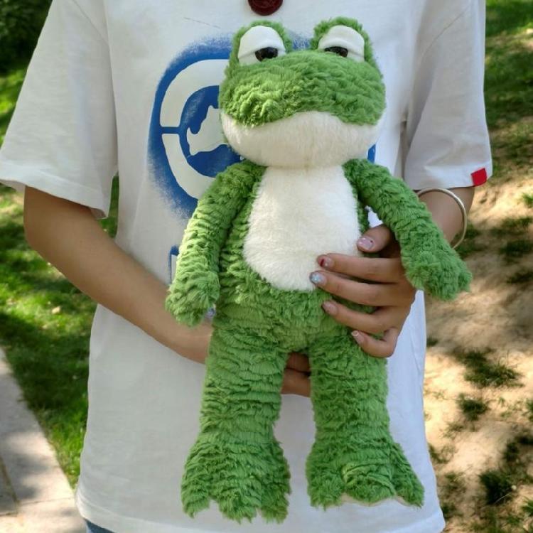 Lovely Frogs Plush Doll Stuffed Animal Soothing Doll Plush Pillow For Adult Relaxation Nursery Decors And Daily Comfort