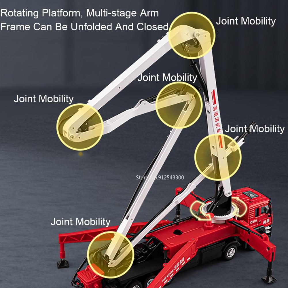 1:32 Scale Mud Pump Car Roadblock Truck Model Toy Doors Opened Transport Engineering Vehicle Models Toys Alloy Diecast Gifts