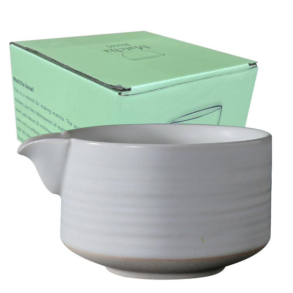 430ml Traditional Ceramic Tea Matcha Bowl Durable Handmade Green Tea Maker Cup for Japanese Matcha Preparation Kitchen Supplies