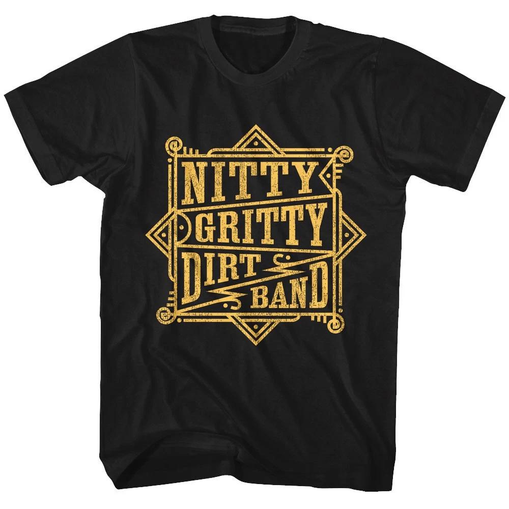 Nitty Gritty Dirt Band Yellow Logo Men s T shirt S