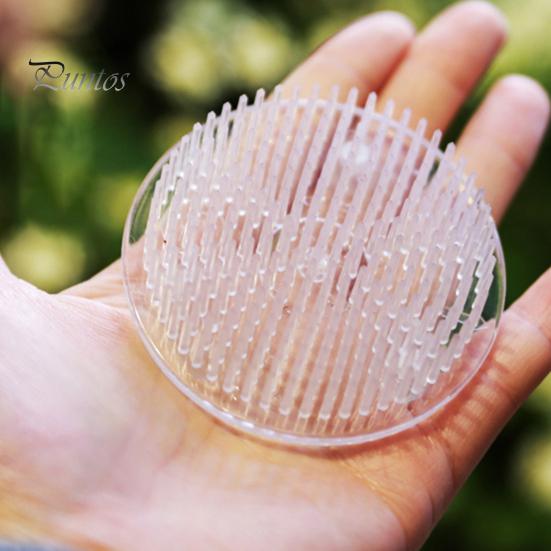 1/2/3Pcs Flower Arrangement Fixing Base Transparent Plastic Flower Frog with Sturdy Pins Suction Cups Portable Tool