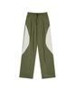 DOMINANT Silk Wave Double Pants_Khaki Cream