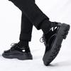 Fashion Lacquered men's leather shoes Trendy minimalist style Outdoor street walking leisure party Daily office youth thick soled shoes