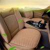 Breathable Linen Seat Pad for Car – Slip-Resistant Bottom Cushion Only, Uses in Most Vehicles Year-Round Comfort