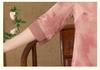 Chinese Style Nine-Point Sleeve Shirt for Middle-Aged and Elderly Women