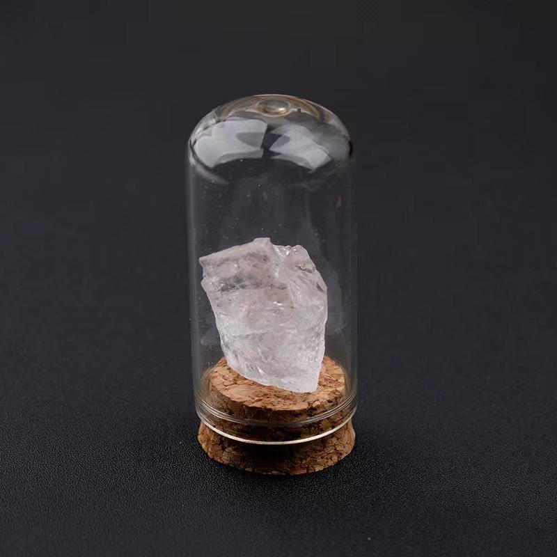 Labradorit & Čirý křemen Surový krystal Ornament – Velký řezbářský materiál & Vyučovací vzorek.