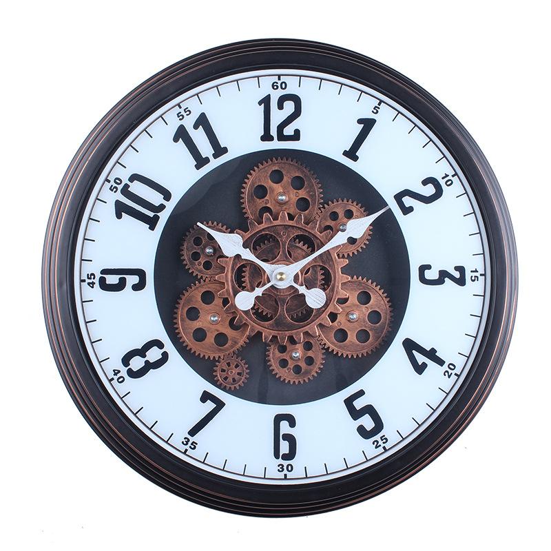 

Настенные часы с шестеренками, персонализированные, креативные, в ретро индустриальном художественном стиле, для гостиной 45cm Gear Wall Clock, Style 5