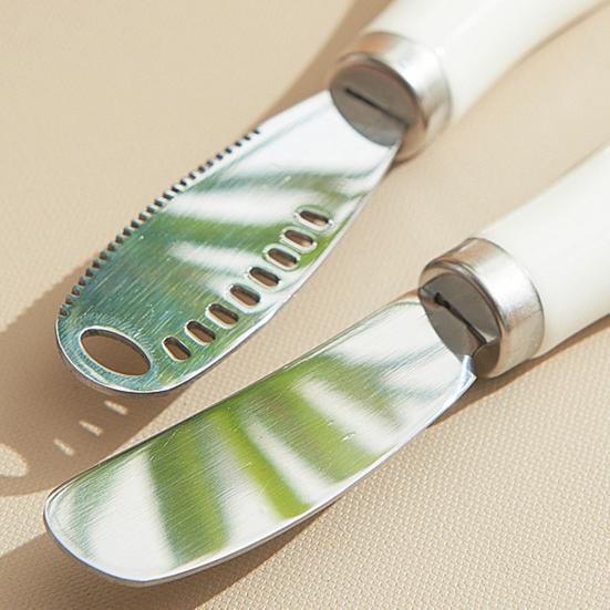 Scraper Wide Smooth Cutter Apply Jam Evenly Spreader Colorful Macaron Handle Kitchen Tool for Cheese Butter Jam