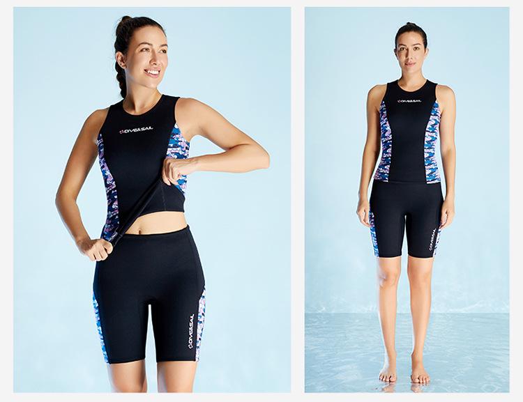 DIVE&SAIL 2MM Neoprén Mellény és Rövidnadrág Szett - Hideg elleni védelem búvárkodáshoz, sznorkelezéshez és szörfözéshez