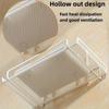 Stainless Steel Floating Shelf Wall-Mounted Storage Rack for Routers Decor Multi-Use No-Drill Bedroom Living Room Organizer