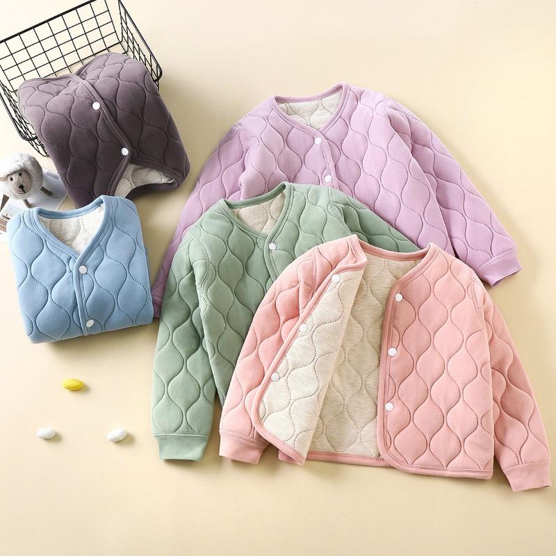 Kids Thickened Three Layer Padded Warm Winter Coat School Uniform Inner Liner For Boys Girls