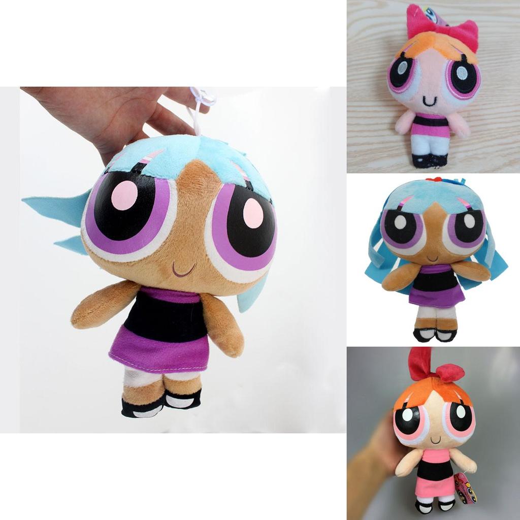 Plush Powerpuff Girls Dolls Colorful 20cm Cartoon Stuffed Toys For Teens**