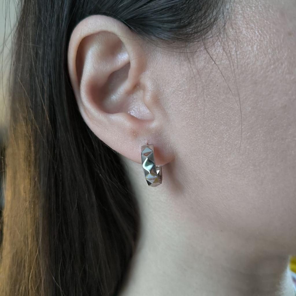 Silver Earrings Without Stones (2191902)