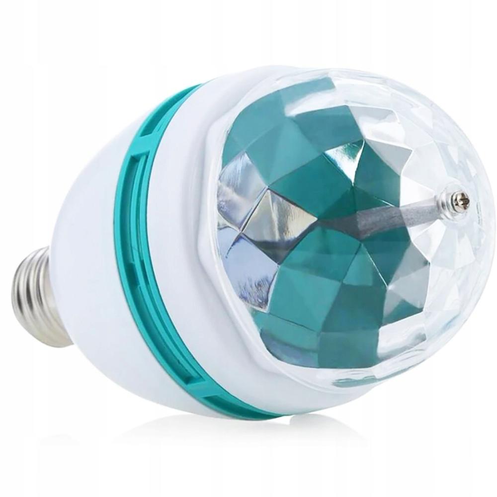 Disco Rotating Bulb E27 Rgb Disco Ball