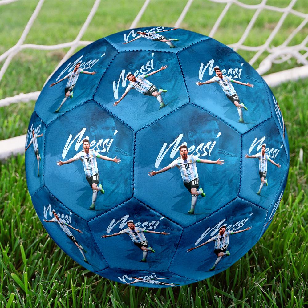 Messi Size 5 Football Machine-Stitched Indoor/Outdoor Training and Matches Surprise Collection Gift Distinctive Home Decor And Party Gift