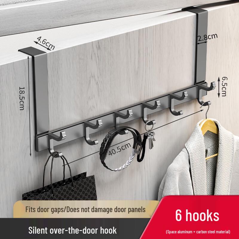 DANLE No-Drill Seamless Wall Hooks