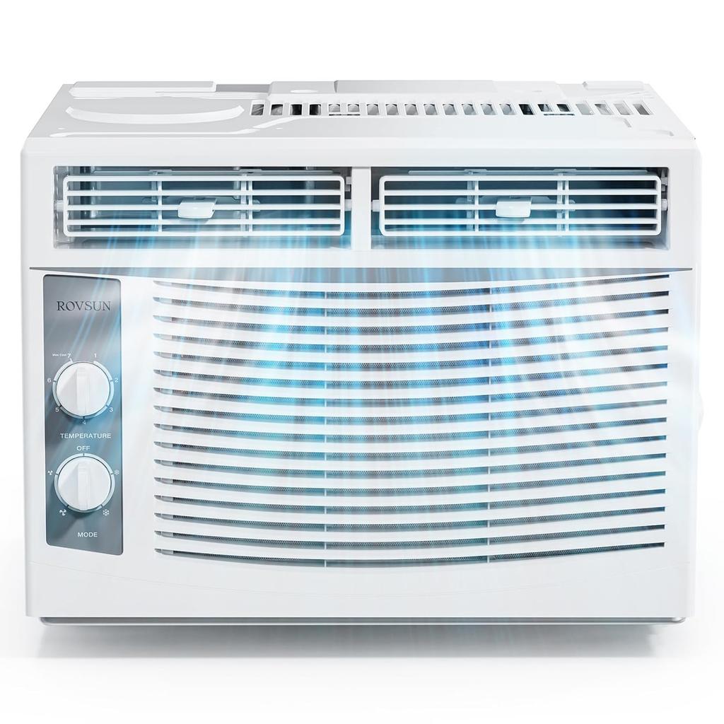 Ar Condicionado de Janela 5000 BTU com Controles Mecânicos e Kit de Instalação Fácil para Ambientes de até 13,9 m² 115V/60Hz, Personalizado