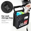 ZYU3  Multifunction Car Backseat Storage Bag Tissue Water Cup Holder Auto Organizer Accessories For GRsport Yaris Corolla Rav4