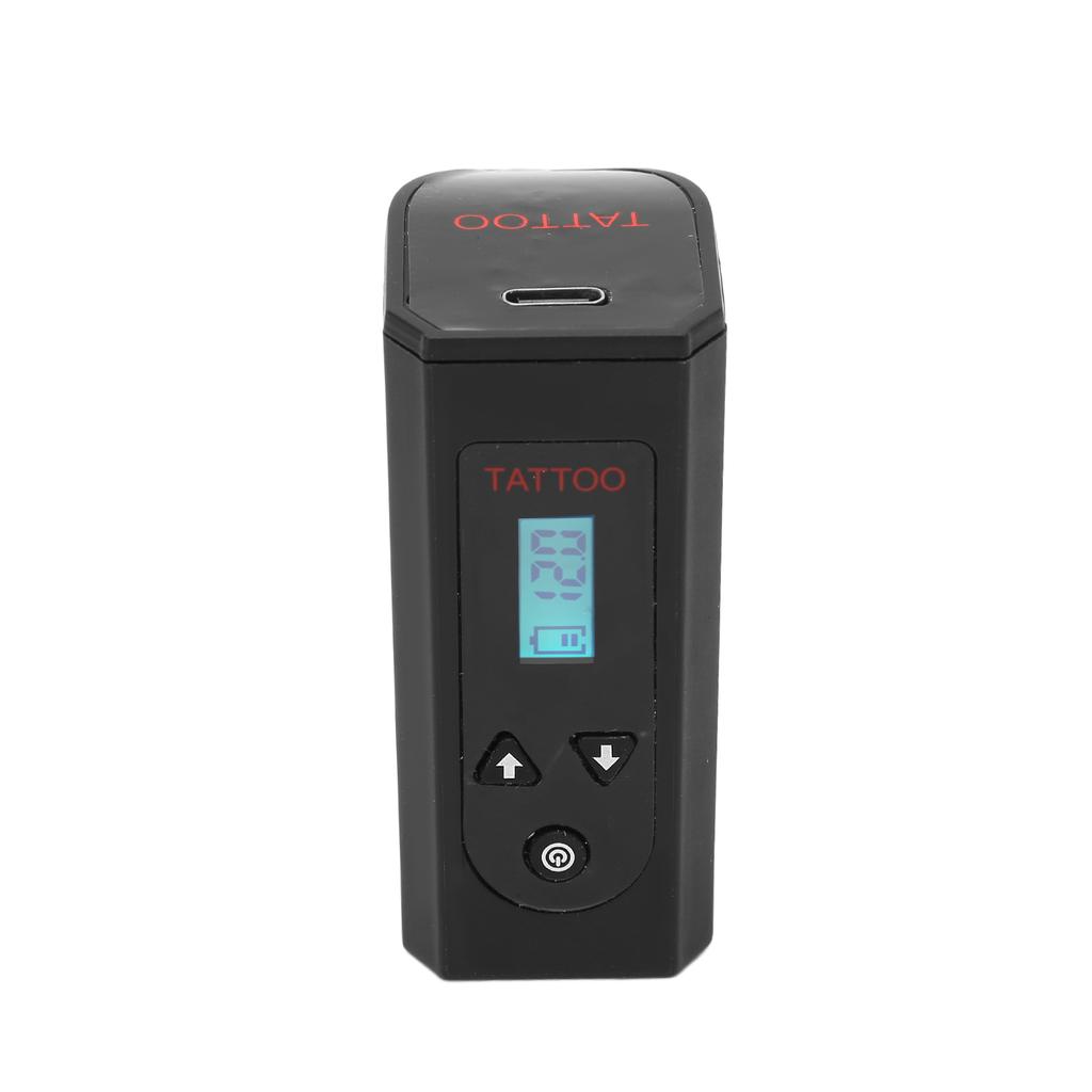 Tattoo Power Supply Wireless RCA Interface 4 Working Hours LCD Display Tattoo Machine Supply