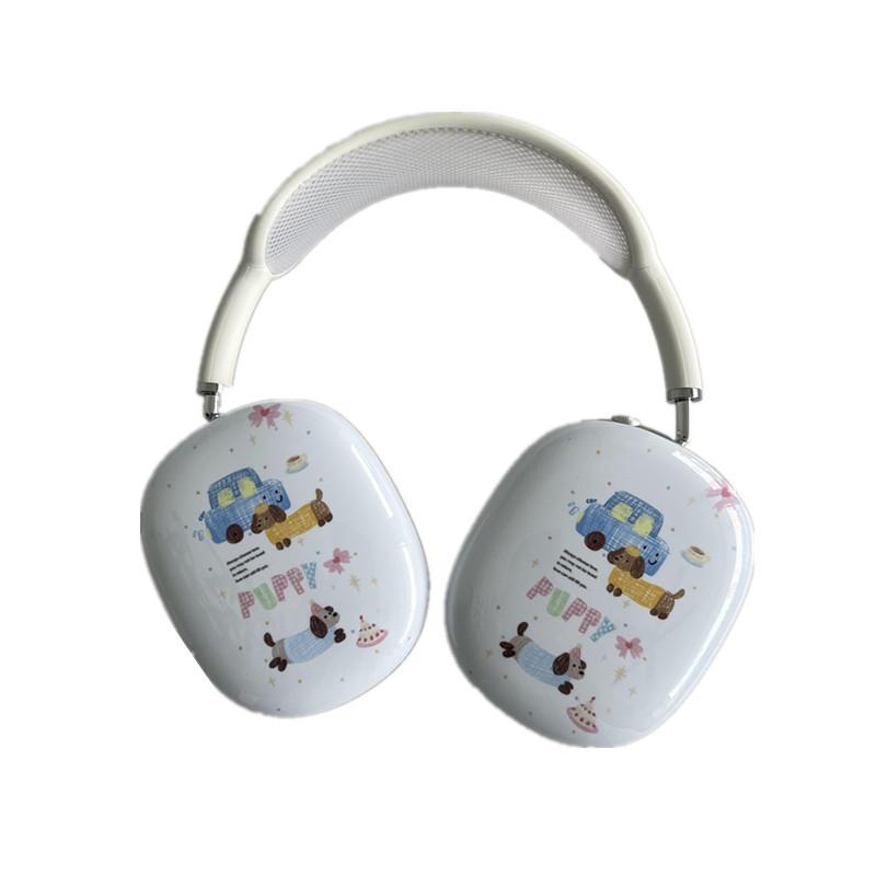 Cute Cartoon Film for AirPods Max Protective Case Apple Headgear Earmuffs Earphone Case