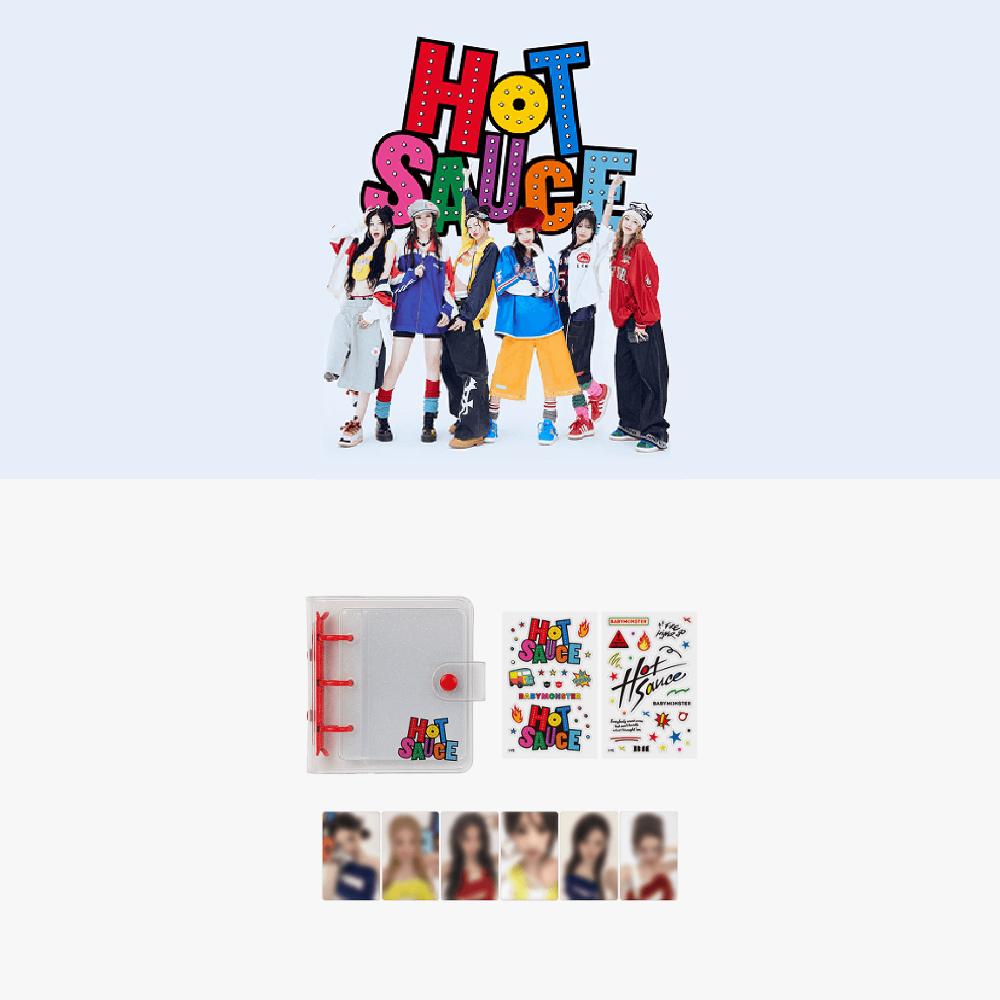 BABYMONSTER HOTSAUCE PVC Photo Card Binder + Sticker Set
