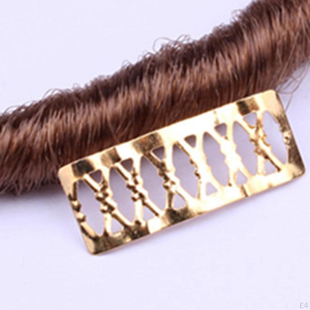 100 Pieces Dreadlocks Beads, Dread Locks, Adjustable Opening Fashion Decorative Hair Jewelry, Metal