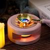 Wax Seal Stamp Set Wood Wax Melting Lacquer Furnace With Spoon Wax Bead Melting Heater Pot Wedding Party DIY Gift Decoration