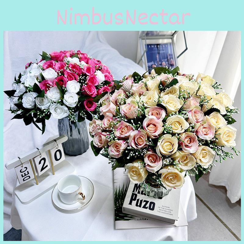 Simulated Plants Rose Wedding Hotel Restaurant Room Decoration Photography Props
