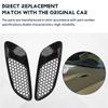 2PCS Air Vent For Real M3 Model Car Front Air Scoop Bonnet Vent Hood Vent Louvers For-BMW E90 E91 E92 E93 M3 ABS