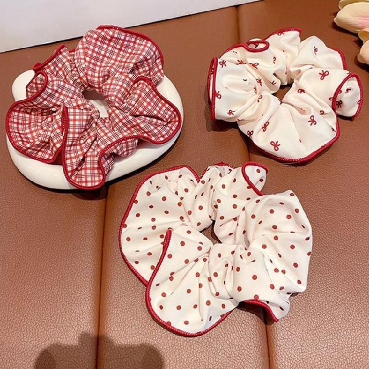 Elegantes Haarband Elastische Scrunchies Geraffte Französische Haarringe für Elegante Hochsteckfrisuren Geeignet für Langes Haar Dehnbares Haarband