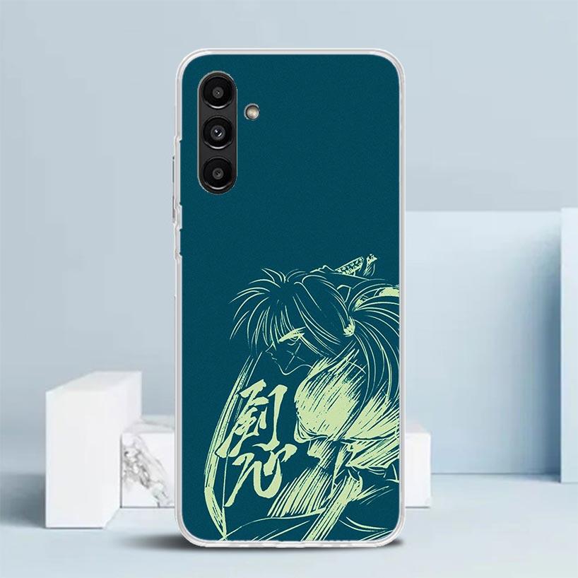 Rurouni Kenshin Anime Phone Case For Samsung Galaxy A55 A54 A52 A53 A15 A14 A12 A13 A25 A24 A22 A23 A35 A34 A32 A33 A04S A02S A0