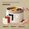 304 Stainless Steel Multi-Layer Insulated Lunch Box - Portable Bento for Students & Office Workers